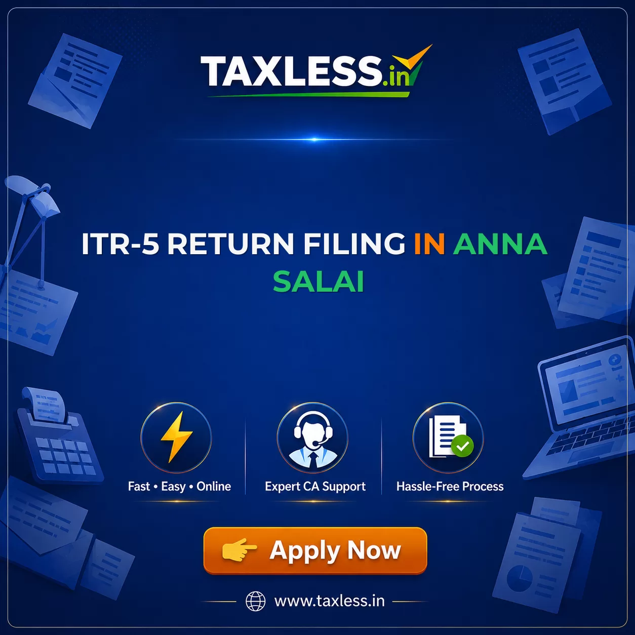 ITR-5 Return Filing in Anna Salai