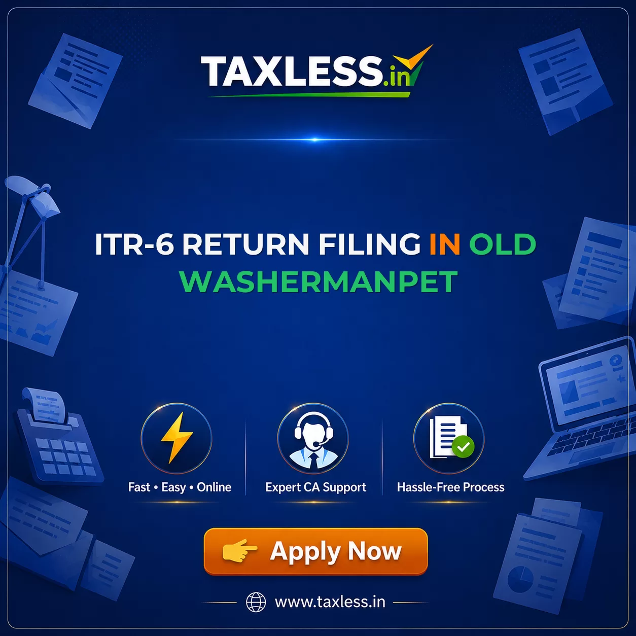 ITR-6 Return Filing in Old Washermanpet