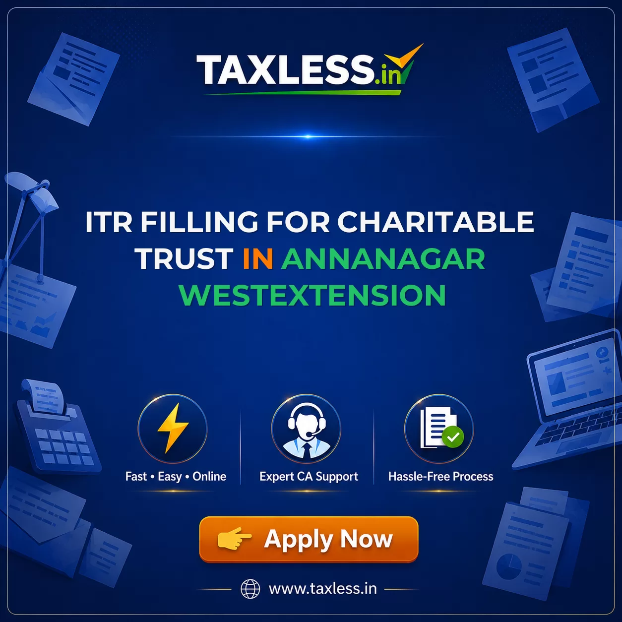 ITR Filling For Charitable Trust in Annanagar Westextension