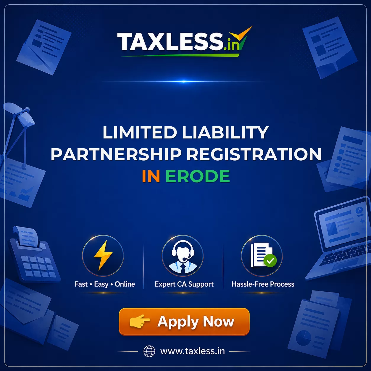 Limited Liability Partnership Registration in Erode