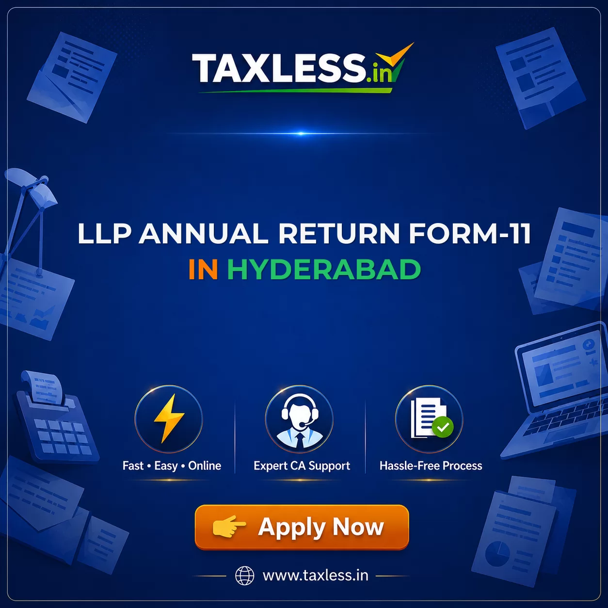 LLP Annual Return Form-11 in Hyderabad