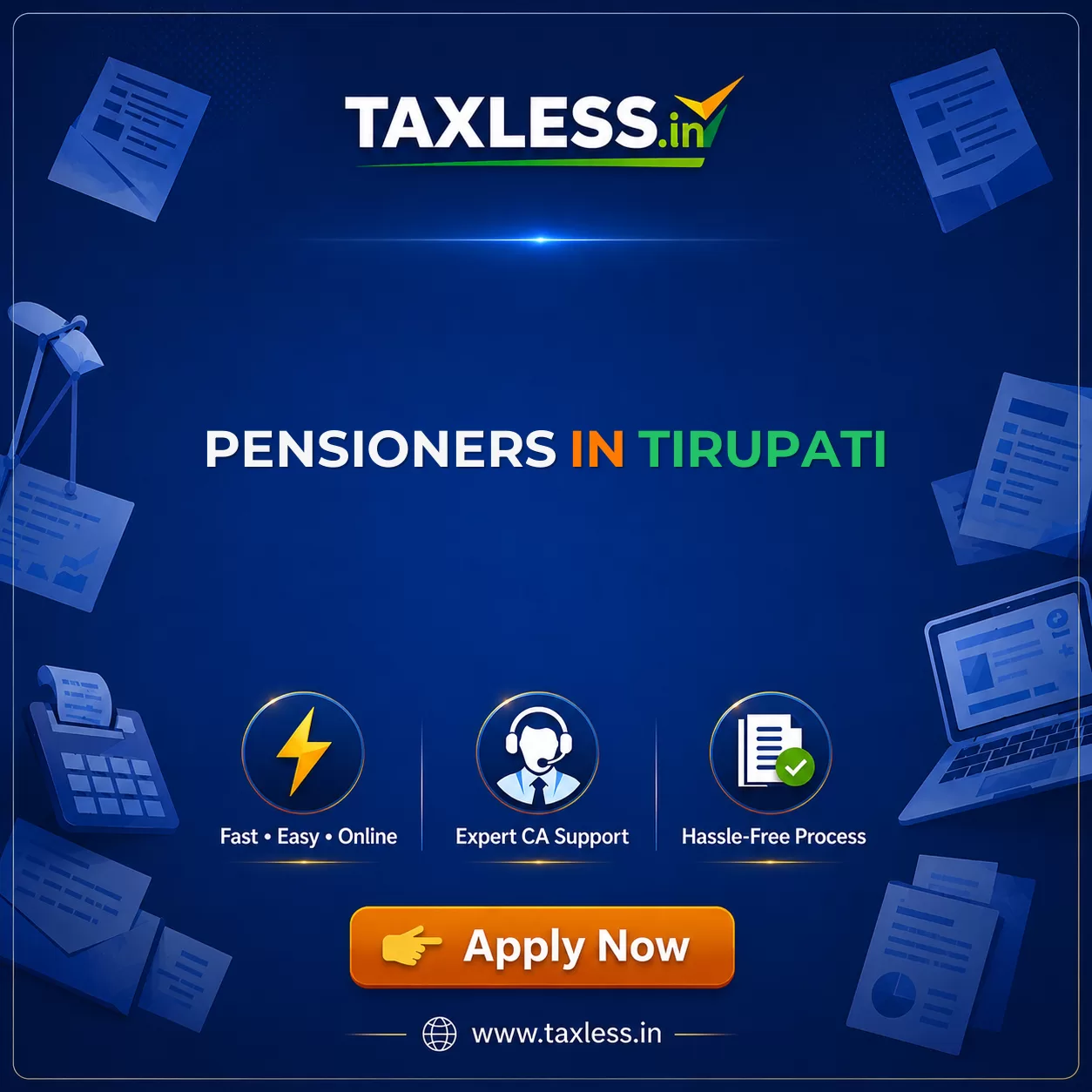 Pensioners in Tirupati