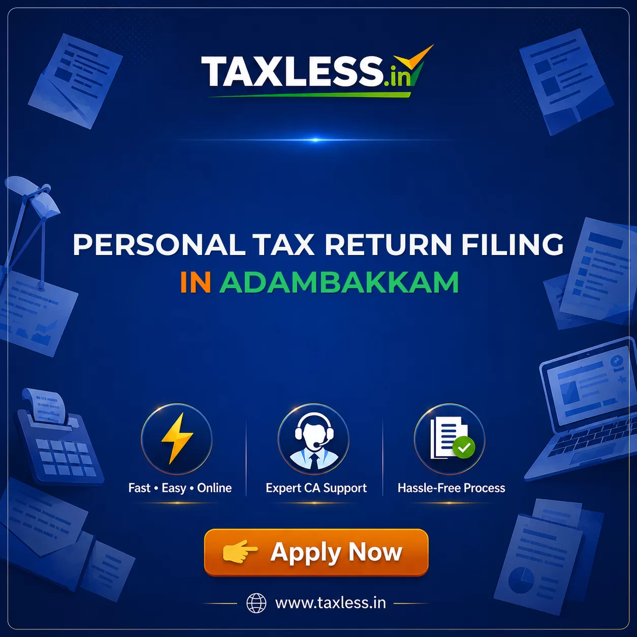 Personal Tax Return Filing in Adambakkam