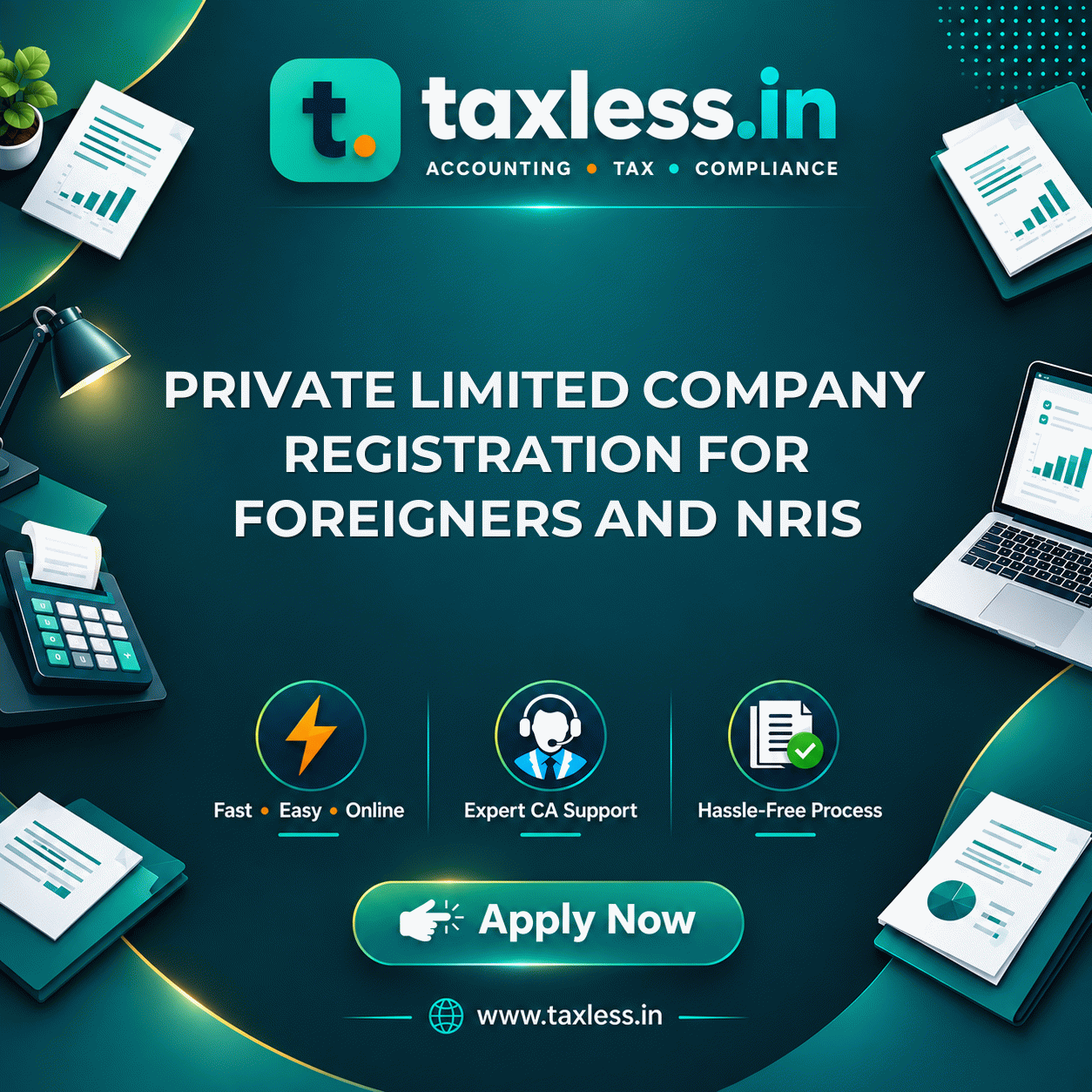 Private Limited Company Registration for Foreigners and NRIs