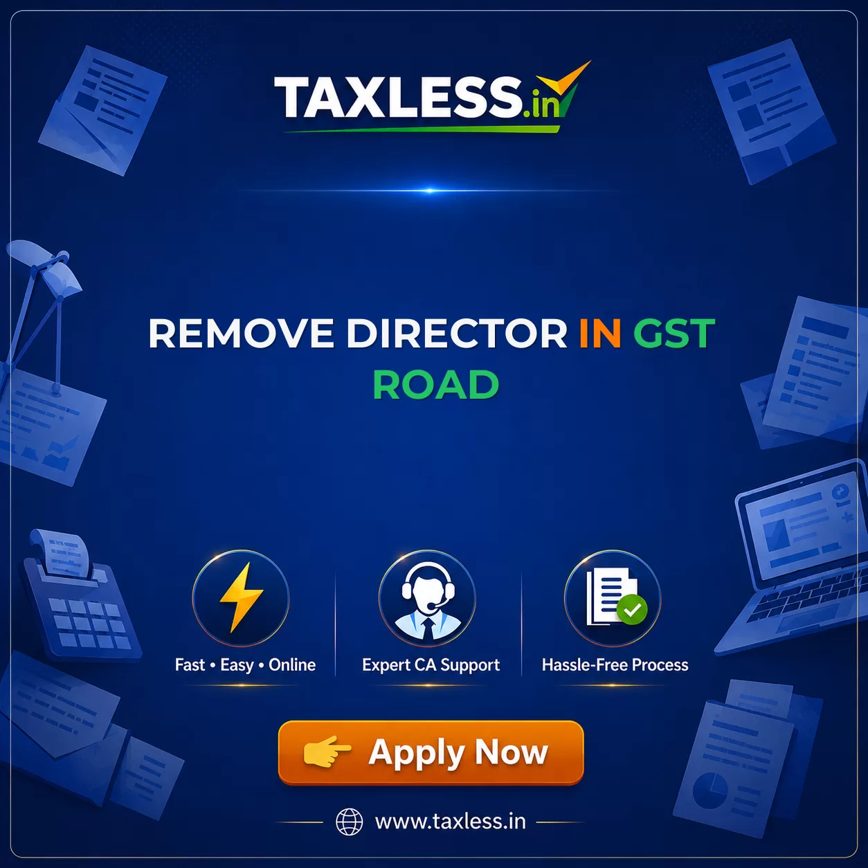Remove Director in Gst Road