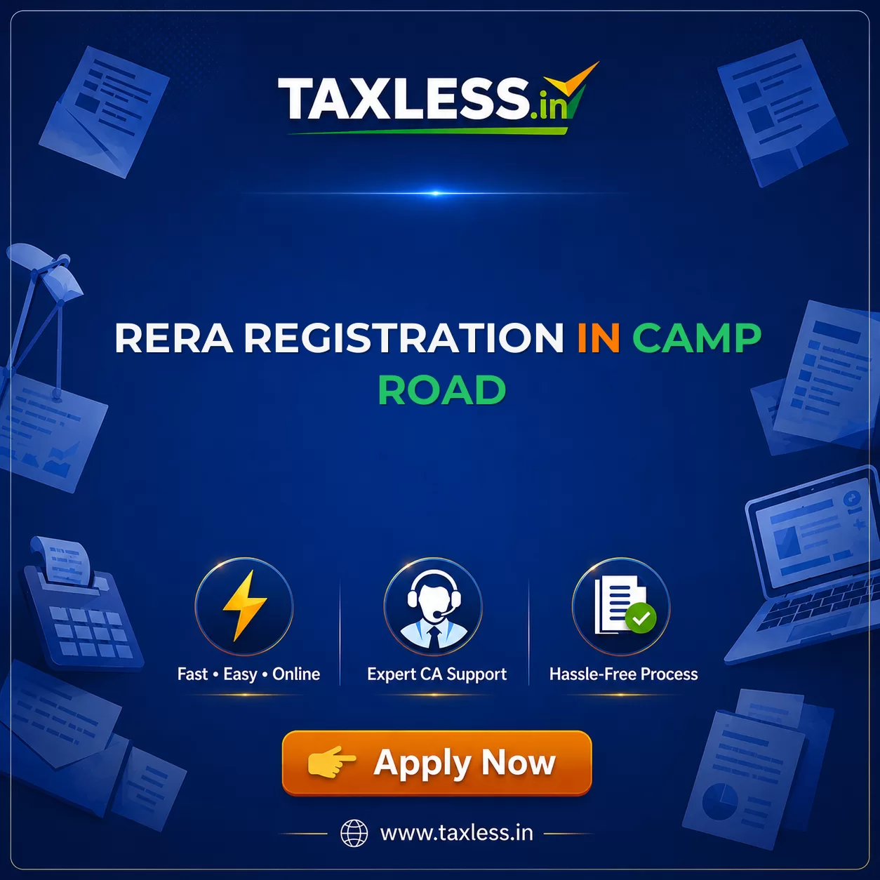 RERA Registration in Camp Road