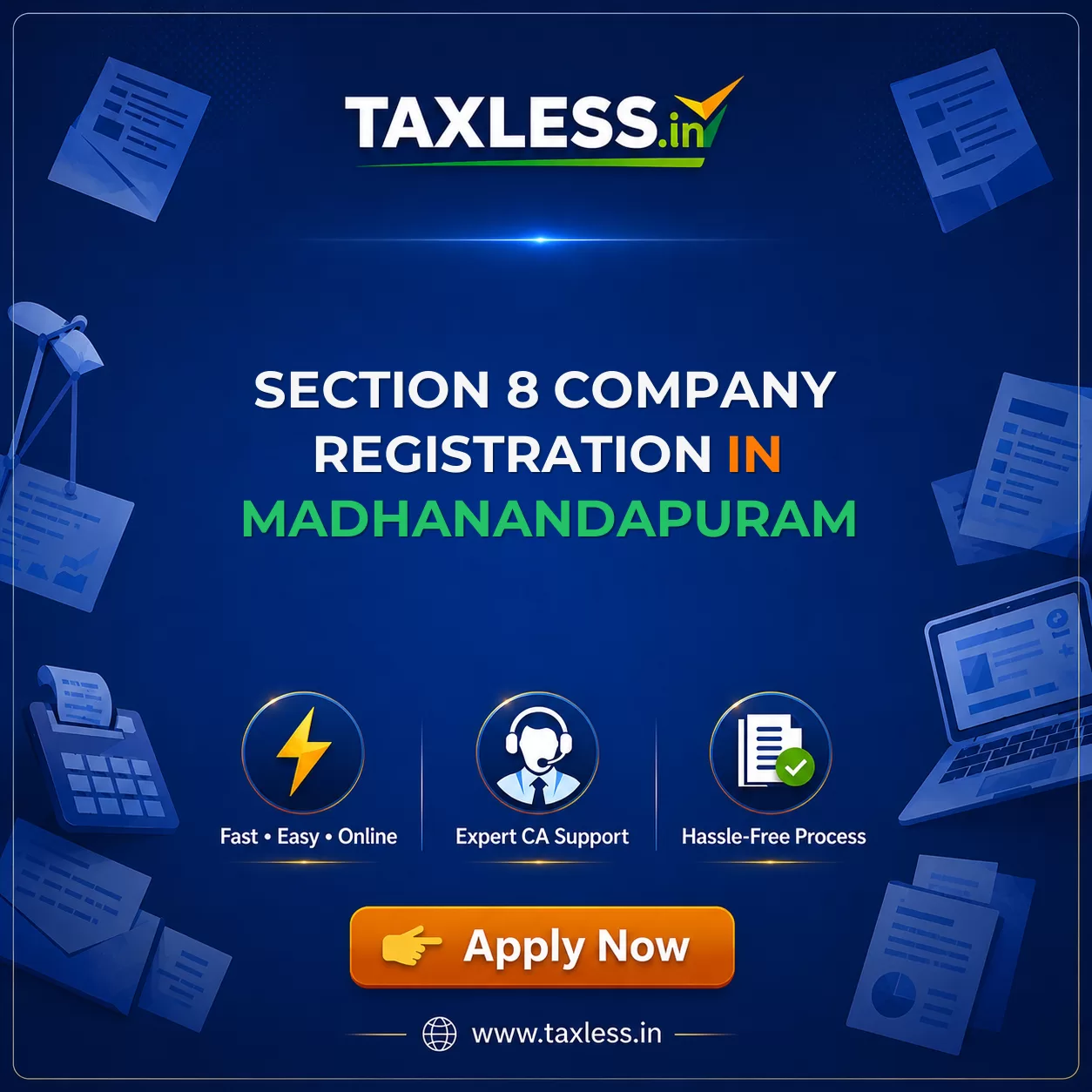 Section 8 Company Registration in Madhanandapuram