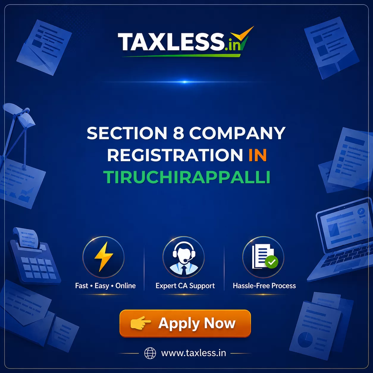 Section 8 Company Registration in Tiruchirappalli