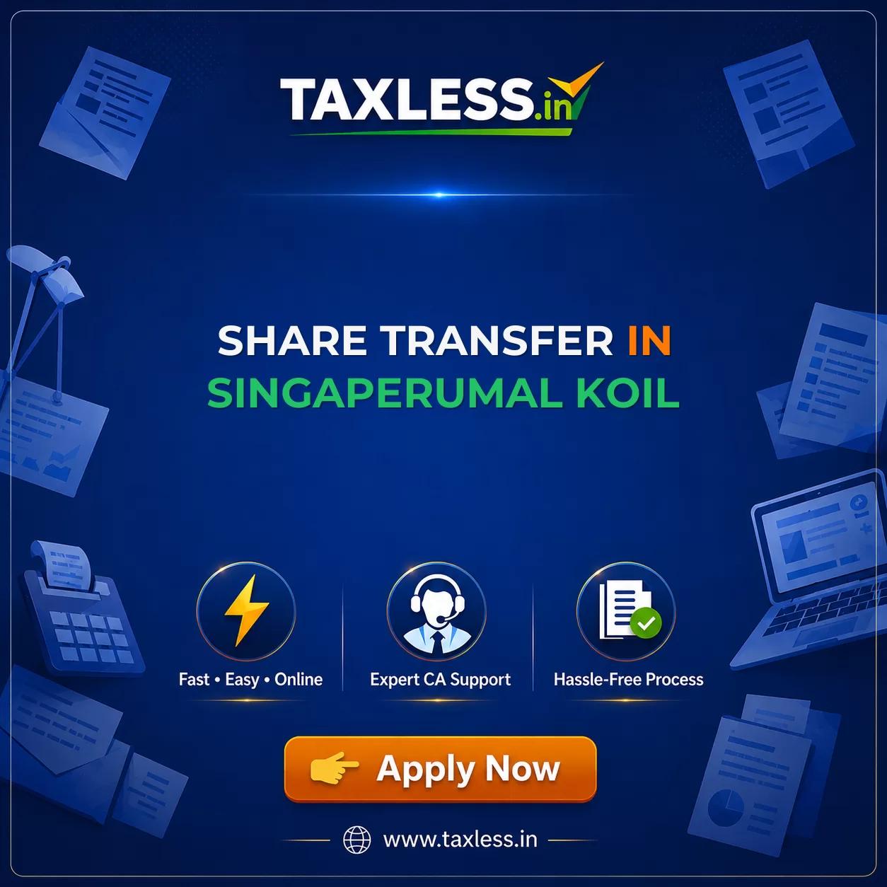 Share Transfer in Singaperumal Koil