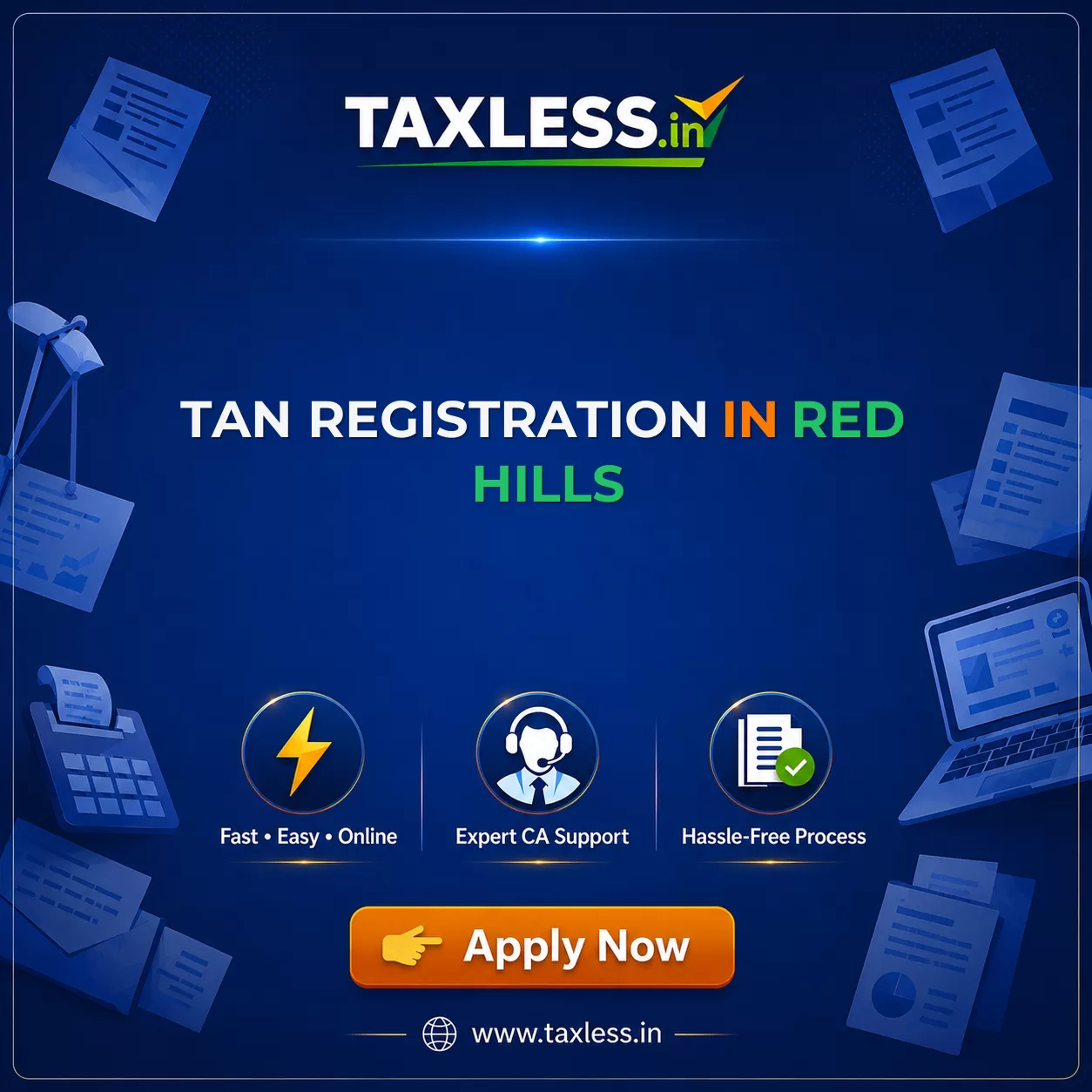 TAN Registration in Red Hills
