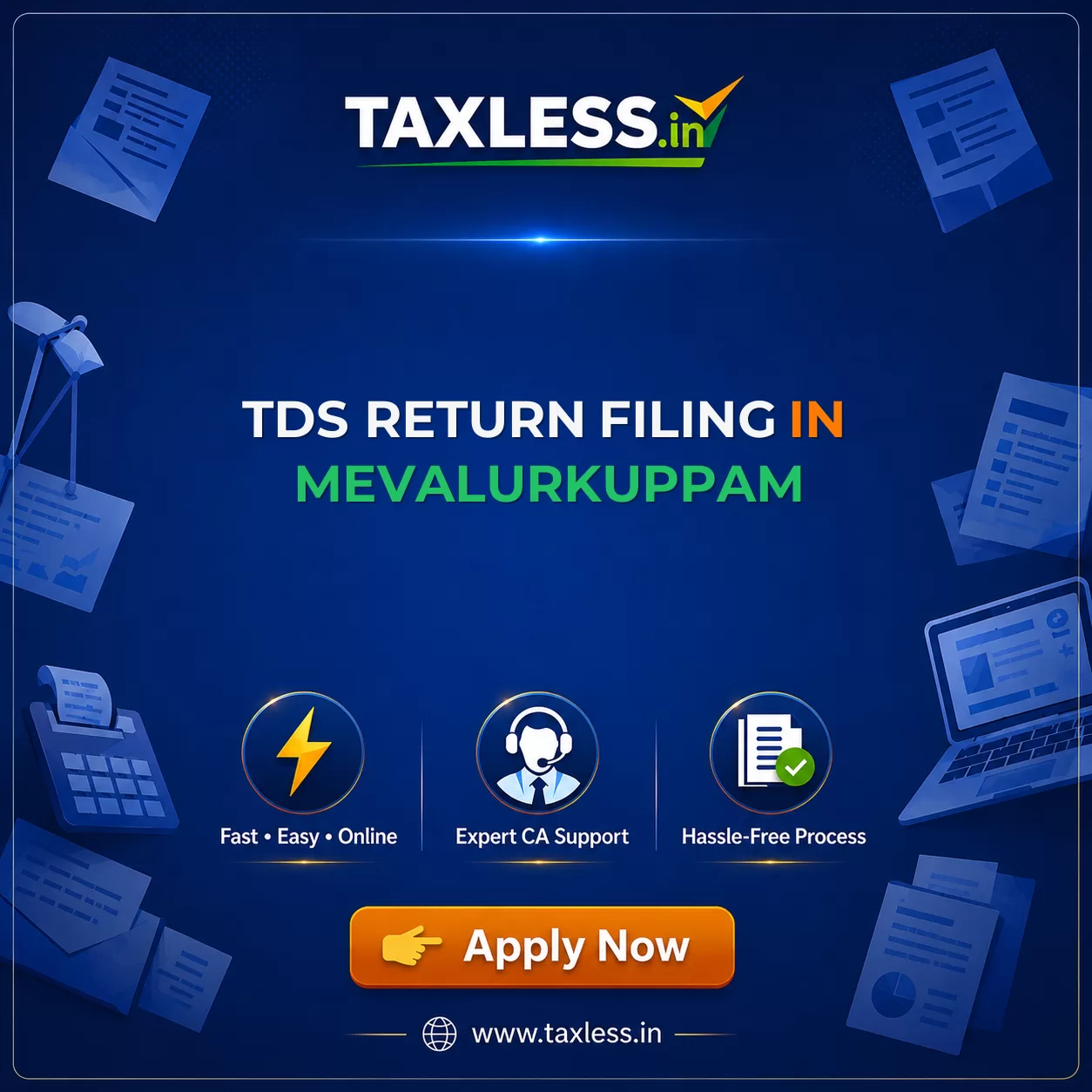 TDS Return Filing in Mevalurkuppam