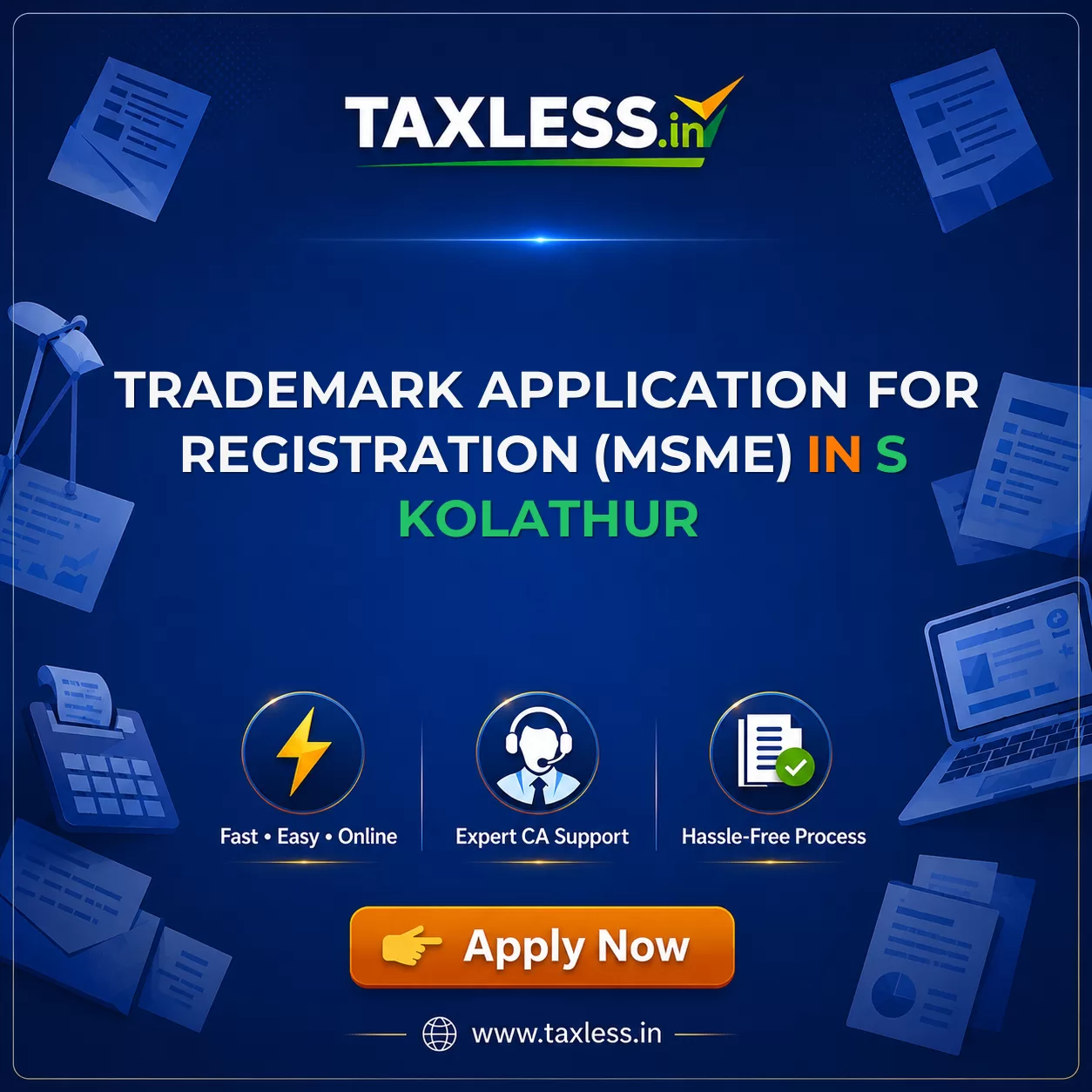 Trademark Application For Registration (MSME) in S Kolathur